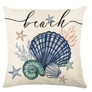 Pillows! Beach Theme #2 of 4. About 18x18 Hypoallergenic.